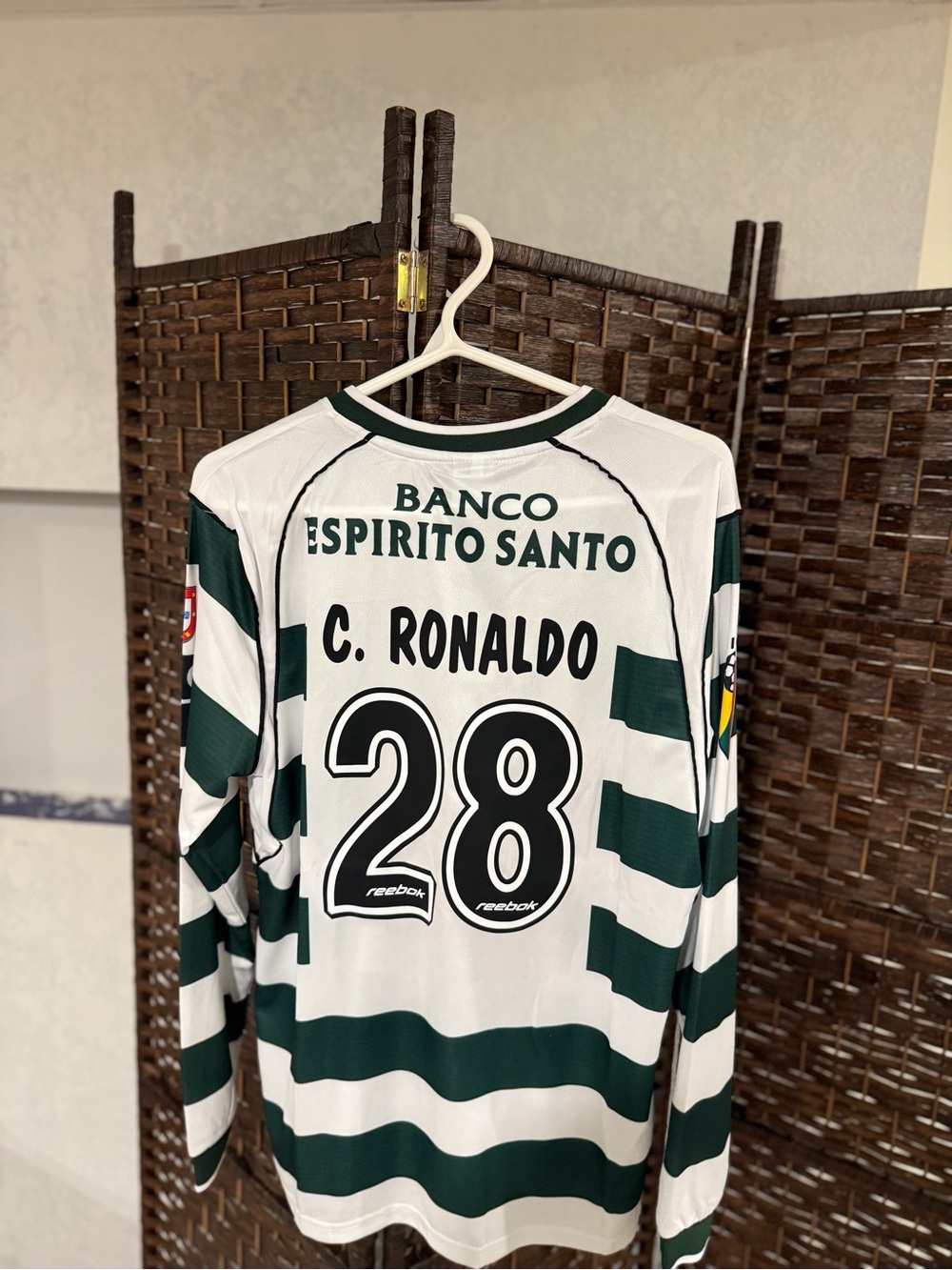 Cristiano Ronaldo Sporting Lisbon Retro Soccer Jersey